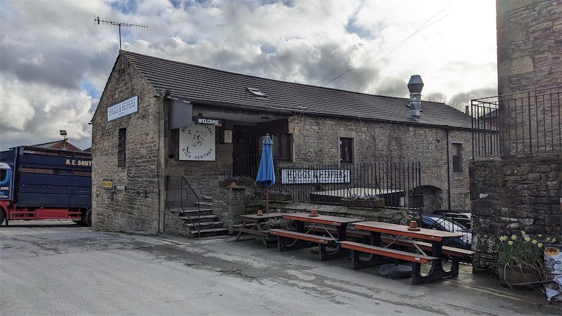 Exterior photo of the Hoggs n Heifer pub in Bentham, North Yorkshire
