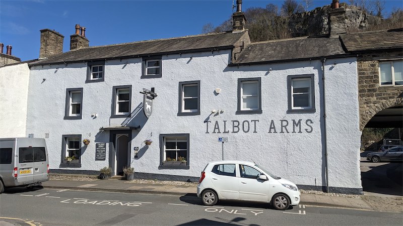 Exterior photo of The Talbot Arms in Settle