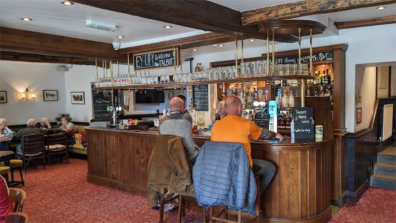 Interior photo of The Talbot Arms in Settle