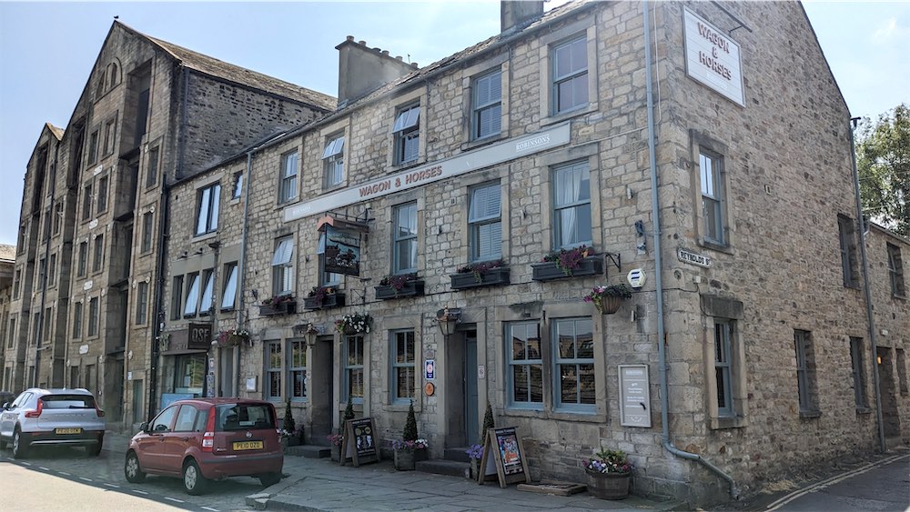Exterior photo of the Wagon & Horses, Lancaster