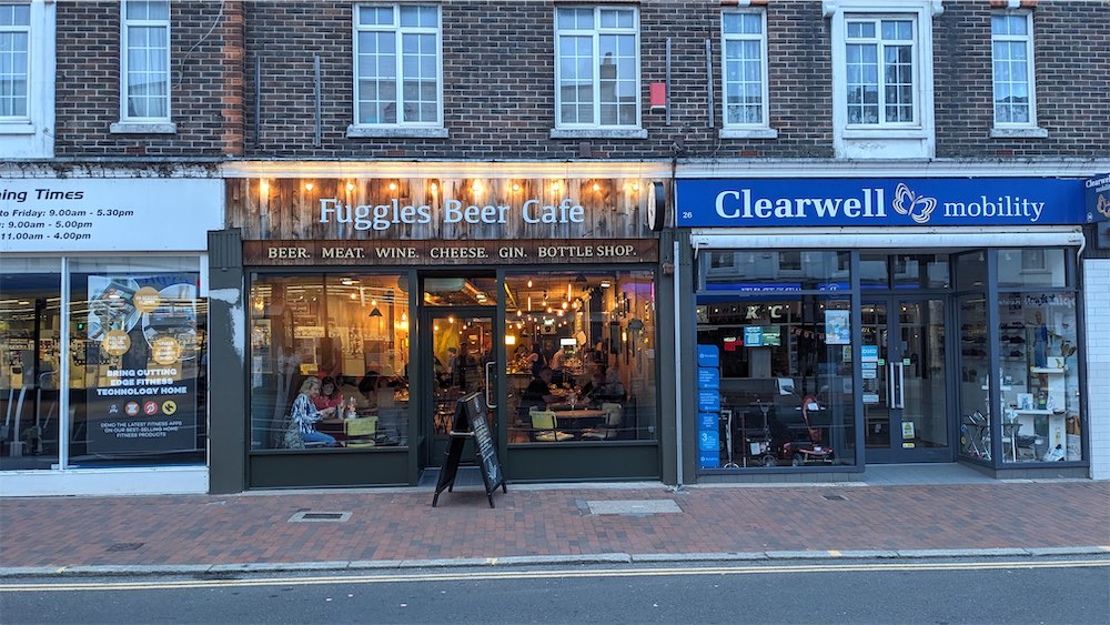 Exterior photo of Fuggles Beer Cafe, Tunbridge Wells
