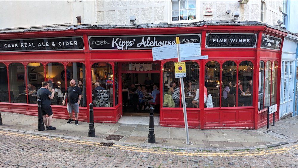Exterior photo of the Kipps’ Alehouse, Folkestone