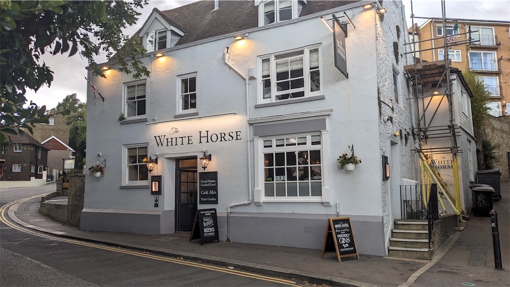 Exterior photo of the White Horse, Dover