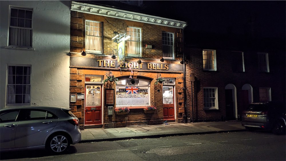Exterior photo of the Eight Bells, Canterbury
