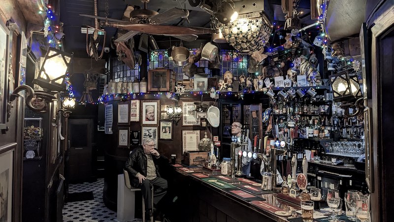Interior photo of Peter Kavanagh's, Liverpool