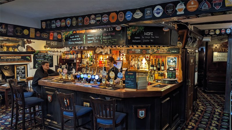 Interior photo of The Orange Tree pub in Kirkby Lonsdale