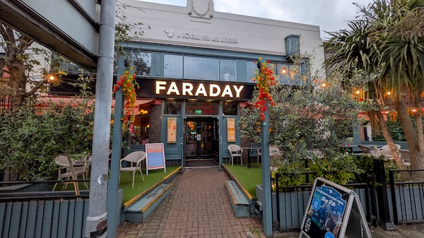 Exterior photo of the Faraday, Epsom
